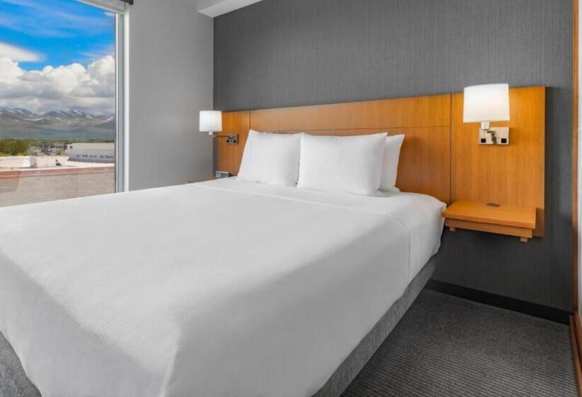 适合残疾人士使用的带超级大床的标准间, Hyatt Place Anchorage Midtown