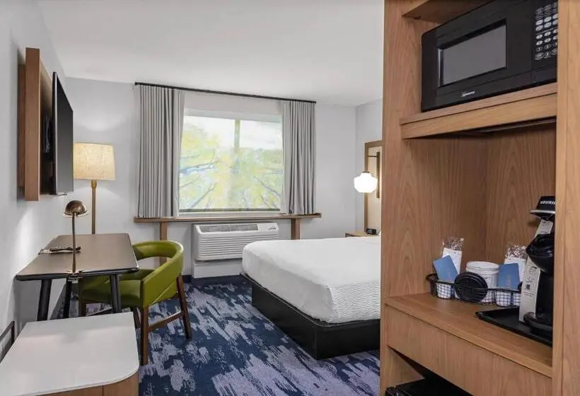 اتاق استاندارد با تخت بزرگ برای معلولان, Fairfield Inn & Suites By Marriott Indianapolis Greenfield