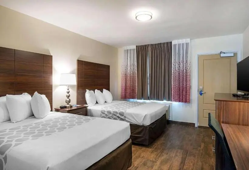 اتاق استاندارد با 2 تخت دوبل, Rodeway Inn Near Hollywood Beach