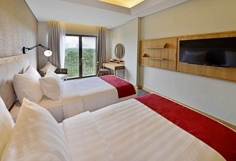 디럭스 룸, Famvida Hotel Lubuklinggau