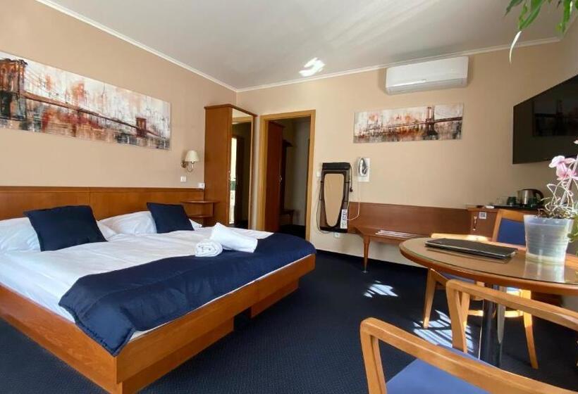 景色の見えるデラックスルーム, Zámecký Hotel Zlatý Orel