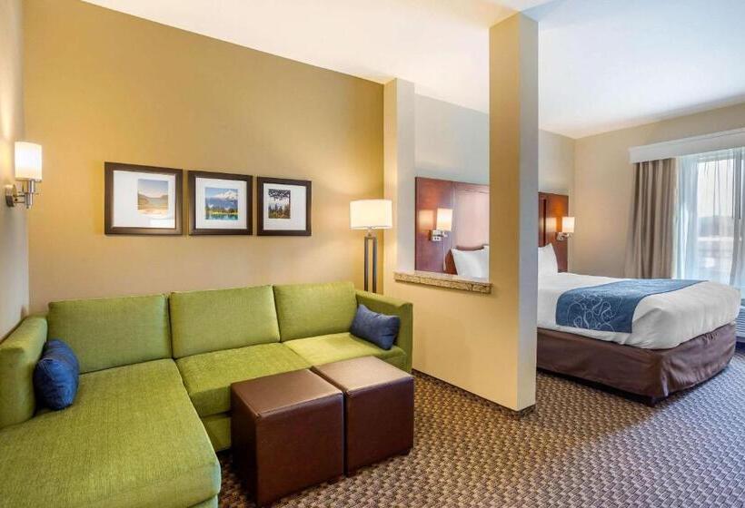 جناح سرير كينج, Comfort Suites Burlington Near I 5