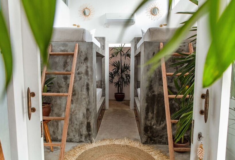 سرير فى غرفة مشتركه, Dreamsea Canggu   Hostel