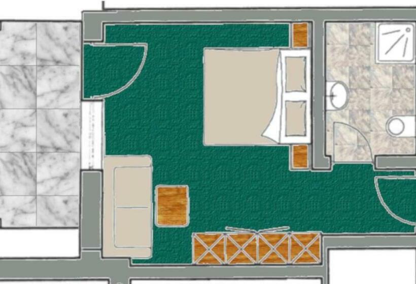 Номер Стандарт с Балконом, Villa Laurus