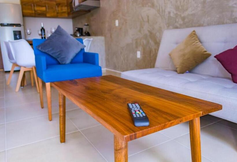 1 Schlafzimmer Apartment mit Balkon, Mi Tulum