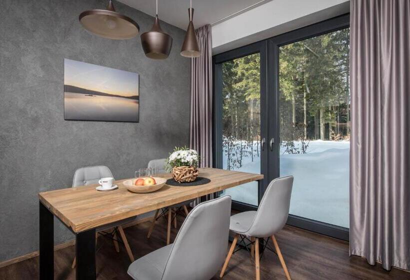 침실 1개 테라스 아파트, Královka