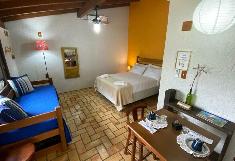 Standard studio with lake view, Pousada Villa São Pedro