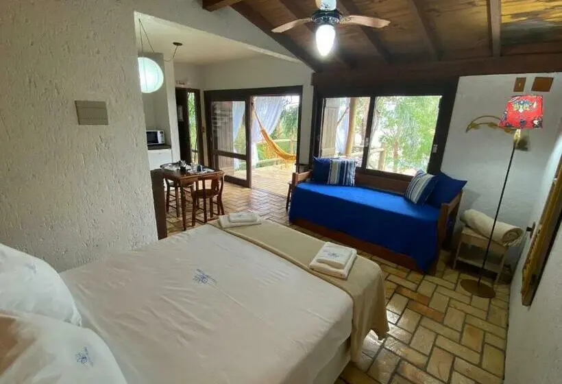 Standard studio with lake view, Pousada Villa São Pedro
