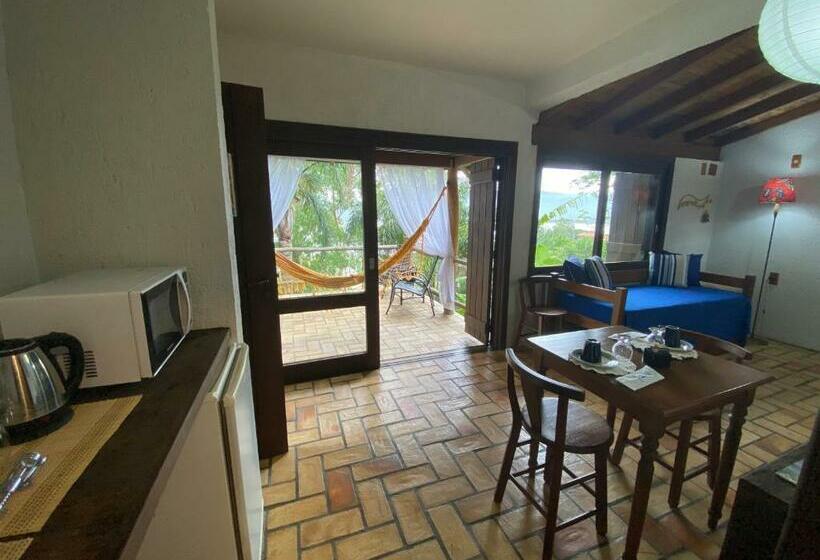 Standard studio with lake view, Pousada Villa São Pedro