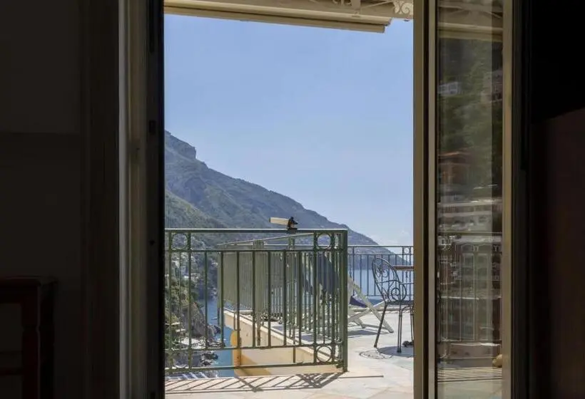 オーシャンビューデラックスルームバルコニー付き, Hotiday Positano Sea View