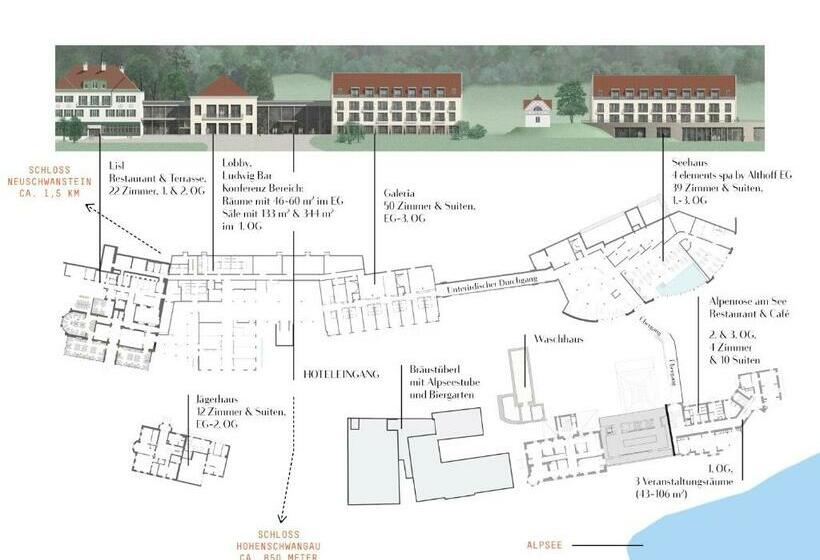 اتاق استاندارد یک نفره, Ameron Neuschwanstein Alpsee Resort & Spa