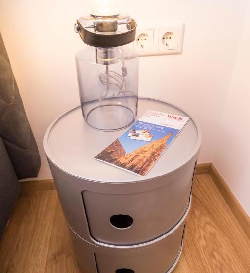 آپارتمان 1 خوابه با بالکن, Mint@naschmarkt Premium Apartments