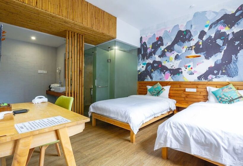 2 Yatak Odalı Süit, Zhangjiajie Forest Park Youth Hostel