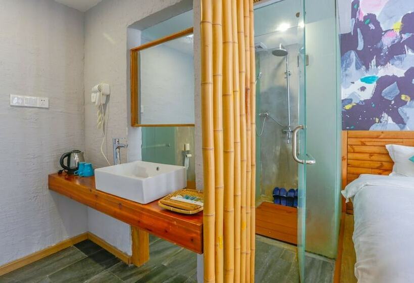 Dağ Manzaralı Standart Oda, Zhangjiajie Forest Park Youth Hostel