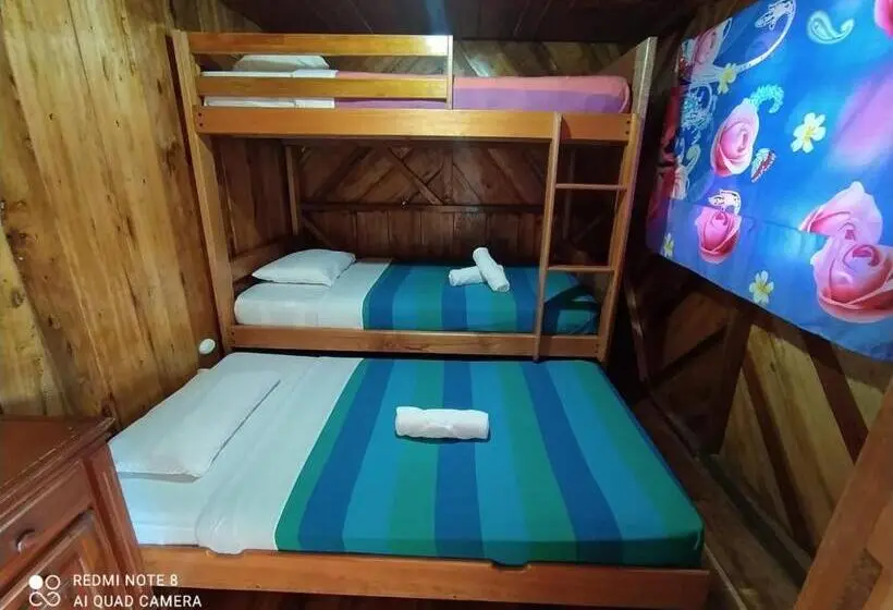 اتاق استاندارد سه تخته با سرویس بهداشتی مشترک, Hostal El Eden De Mindo