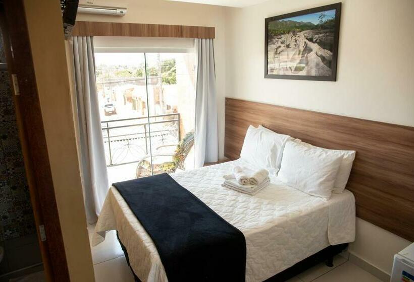 带阳台的豪华间, Pousada Araras