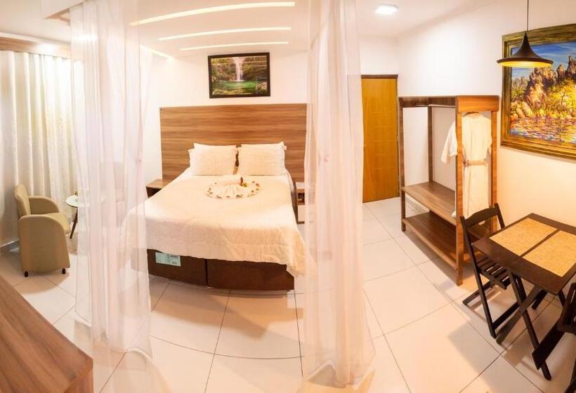 标准间带漩涡浴缸, Pousada Araras