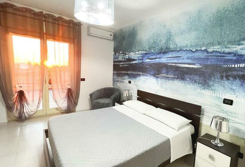 Deluxe Zimmer mit Meerblick & Balkon, Skyline