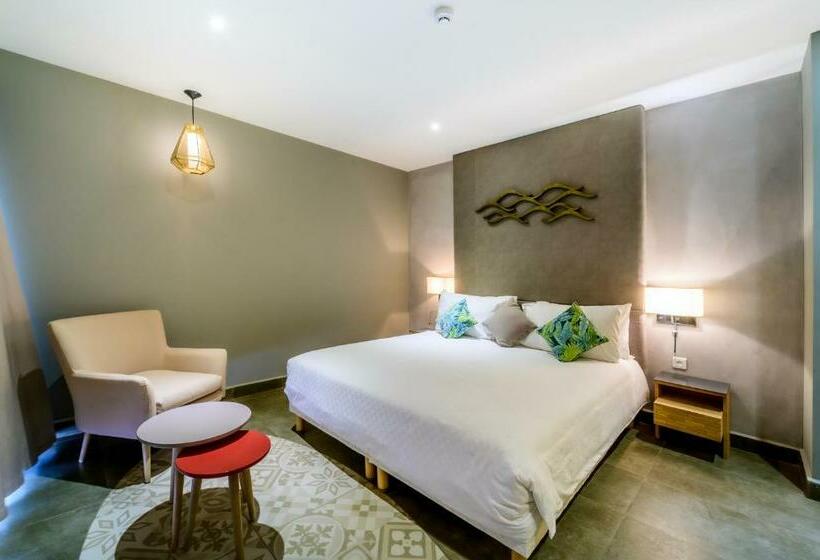 اتاق لوکس با چشمانداز دریا, Baobab Tree Hôtel & Spa