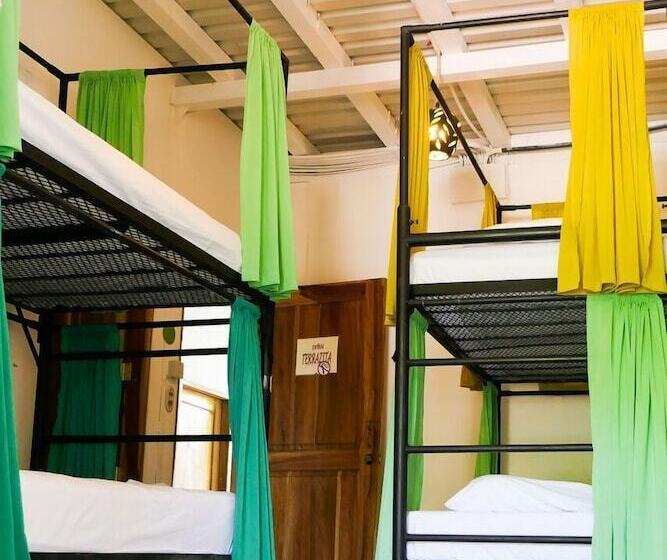 共用房间的床, Casa Oro Eco Hostel