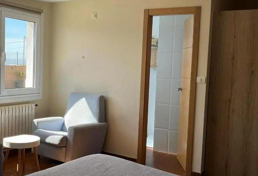 片側に海が見えるデラックスルーム, Hostal Balieiros Corrubedo