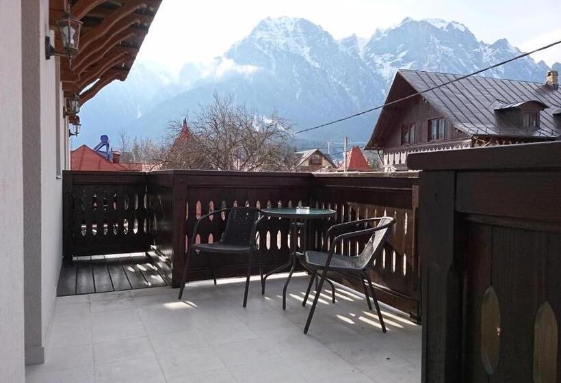 חדר סטנדרט נוף להרים, Pensiunea Manidum