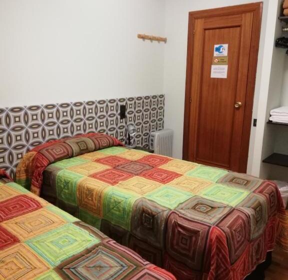 غرفة قياسية حمام مشترك, Pensión La Rioja