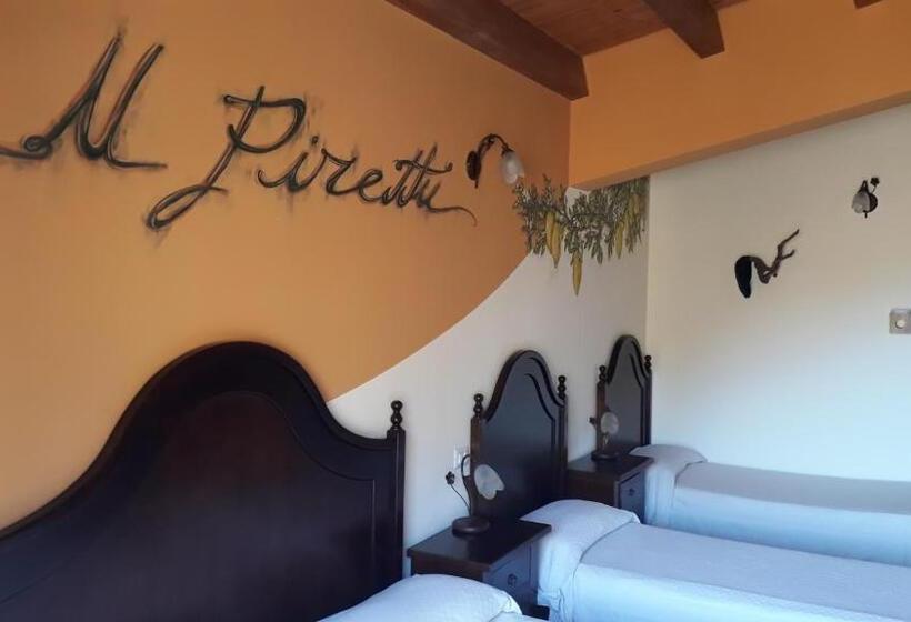 景色の見えるスタンダード４人部屋, Valle Lumia