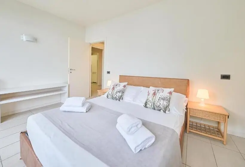 景色の見える一ベッドルームアパートメント, Front Lake Apartment Bardolino