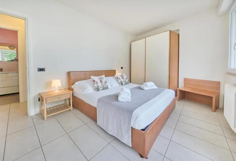 景色の見える一ベッドルームアパートメント, Front Lake Apartment Bardolino