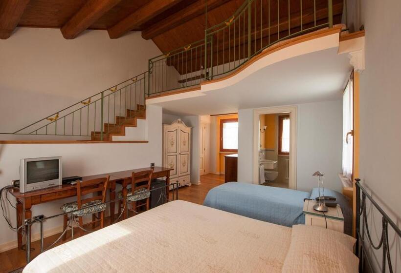 غرفة سوبيريور رباعية, Agriturismo La Sorgente