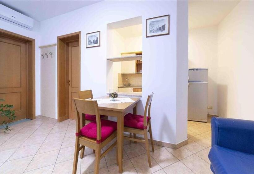 آپارتمان 1 خوابه همکف, Residenza Melucci