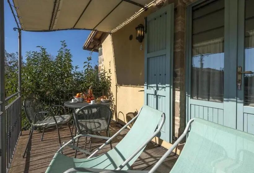 آپارتمان 1 خوابه با تراس, Agriresidence L Antica Fattoria   Sul Lago