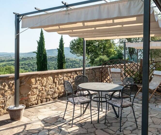 דירת 2 חדרים עם טרסה, Agriturismo Poggio Del Pero