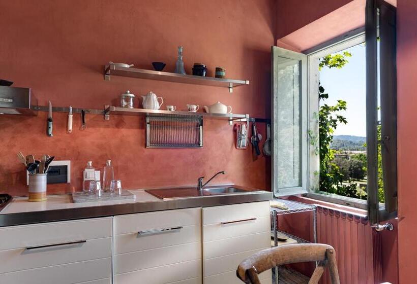 آپارتمان 1 خوابه با چشم‌انداز باغ, La Striscia Wine Resort