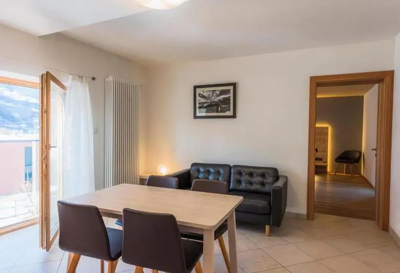Huoneisto 1 Makuuhuone, Residence Garni Haus Tschenett