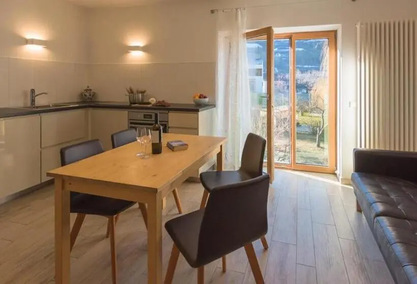 Huoneisto 1 Makuuhuone, Residence Garni Haus Tschenett