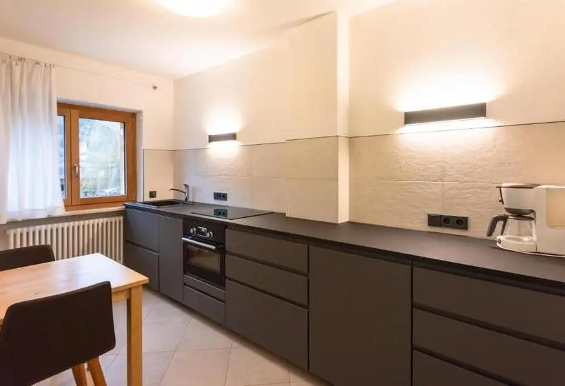 Huoneisto 1 Makuuhuone Näkymä, Residence Garni Haus Tschenett