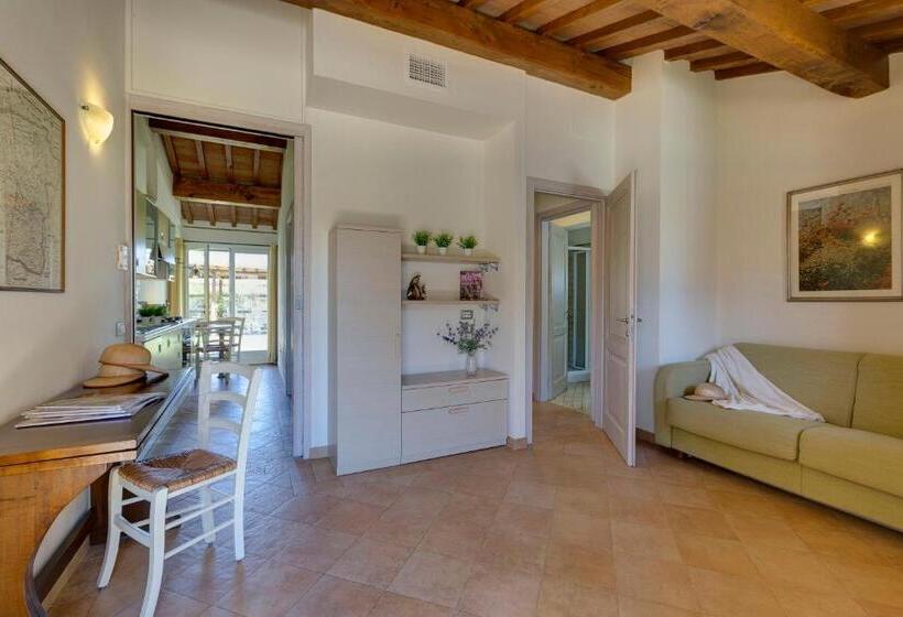 带1个卧室带花园景观的公寓, Agriturismo Il Lentisco