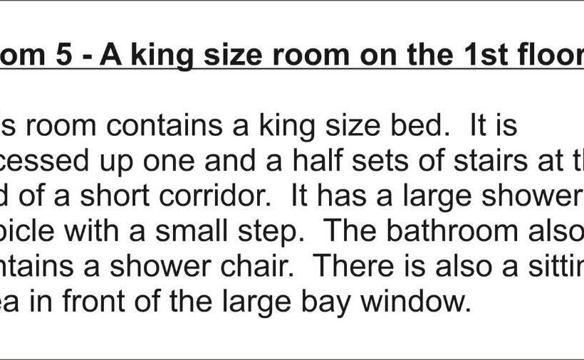 キングサイズベッドのデラックスルーム, The Braemar Southport