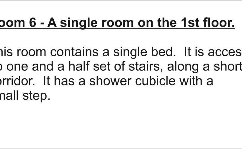 スタンダードシングルルーム, The Braemar Southport