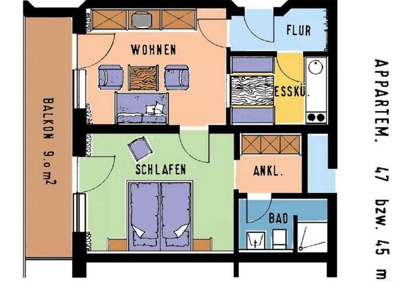 １ベッドルームのスーペリアアパートメント, Appartementhaus Josef