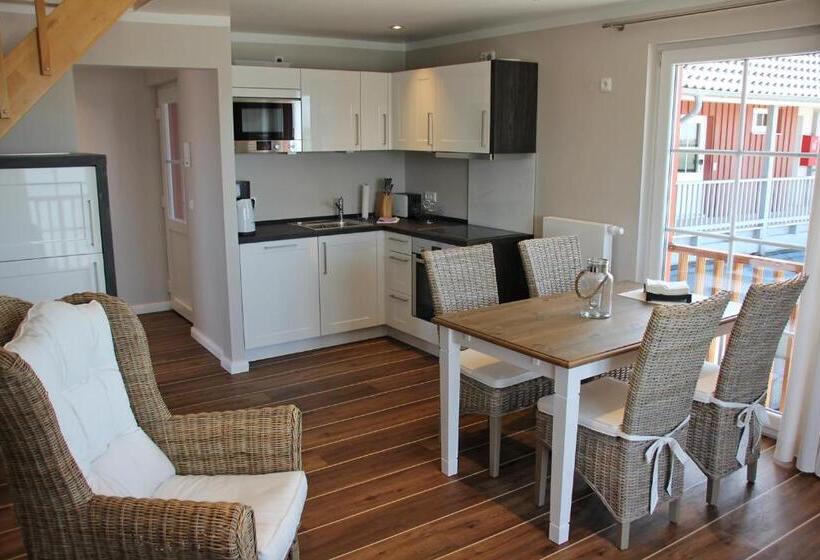 带1个卧室的带海景的公寓, Meerblick Lemkenhafen