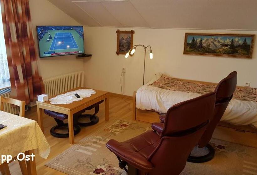 דירה בת חדר שינה 1 עם מרפסת, Landhaus Gruden Sommerberg