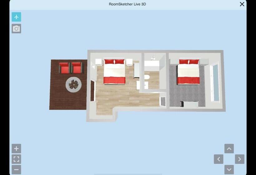 带海景标准四人间, Oceanhouse