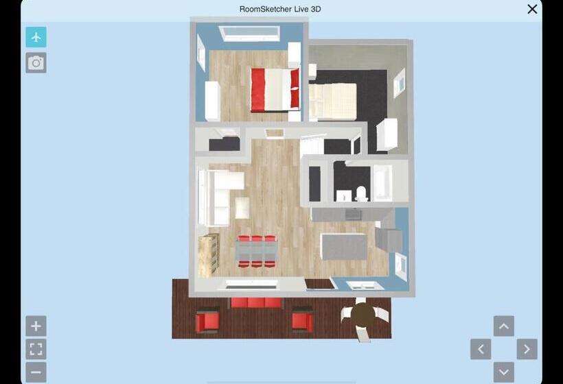 带2个卧室的公寓, Oceanhouse