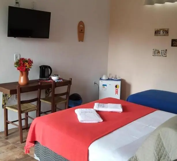 Standard Neljän Hengen Huone Parveke, Santa Monica Hospedaria