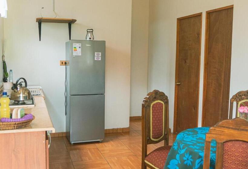 Четырехместный Номер Стандарт Вид на Сад, Hostal Y Cabañas Aorangi