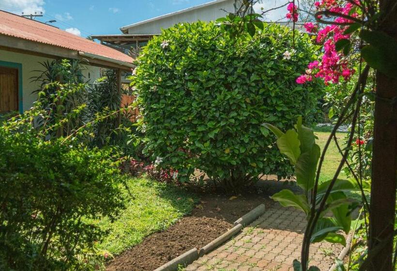 Четырехместный Номер Стандарт Вид на Сад, Hostal Y Cabañas Aorangi