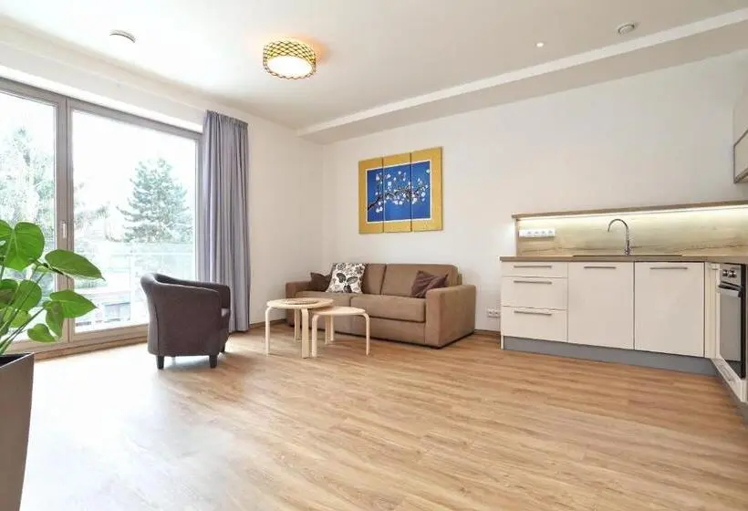 آپارتمان 2 خوابه, Apartmány Terasy Café